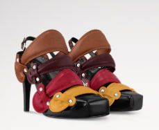 Legacy high-heeled shoes with straps