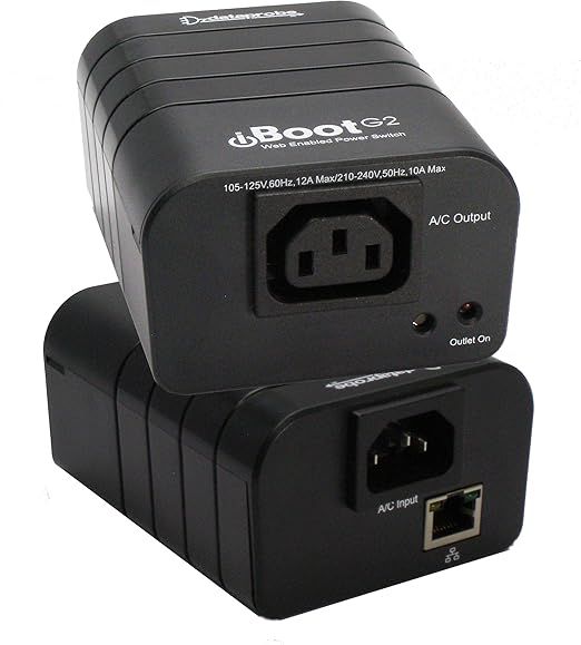 Dataprobe iBoot-G2 Basic Network Power Switch, 1 Outlet PDU, 110/220 VAC Operation, Remote Power Switch, Sophisticated Automation and Remote Rebooting, Smart Power Switch