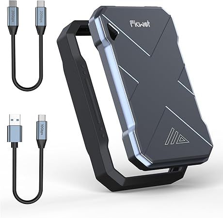 2TB Portable SSD, Up to 2050MB/s, USB 3.2 Gen2 USB-C, IP68 Water & Dust Resistant, Shockproof, External Solid State Drive for Smart TV, Cameras, iPhone 16/15, Windows, Mac and Other Devices (FP90)