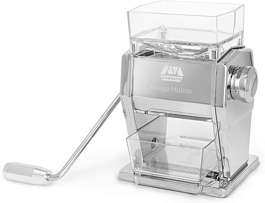 MARCATO Made in Italy Marga Mulino Mill & Grain Crusher, Chrome Steel