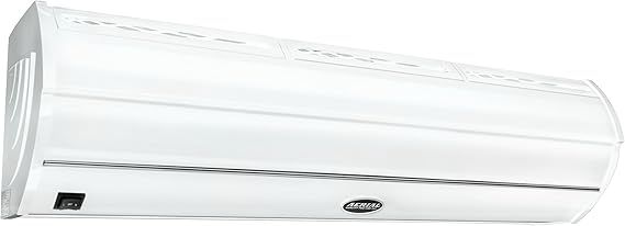 DuraSteel Wall Mounted Air Curtains for Doors Commercial - 36 Inch White Fly Fans - Super Power Over Door Fan with MS Switch - Sliding Under Door Fans to Move Air Curtain Blower Keep Flies Bugs Out