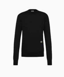 Dior X KAWS Bee Logo Wool Knit Crewneck
