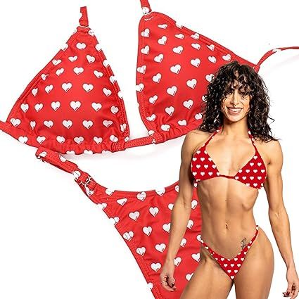 Angel Competition Bikinis IFBB/NPC Bikini for Posing Practice - Bikini Set w/Medium Pro Cut – Bodybuilding Competition Suit