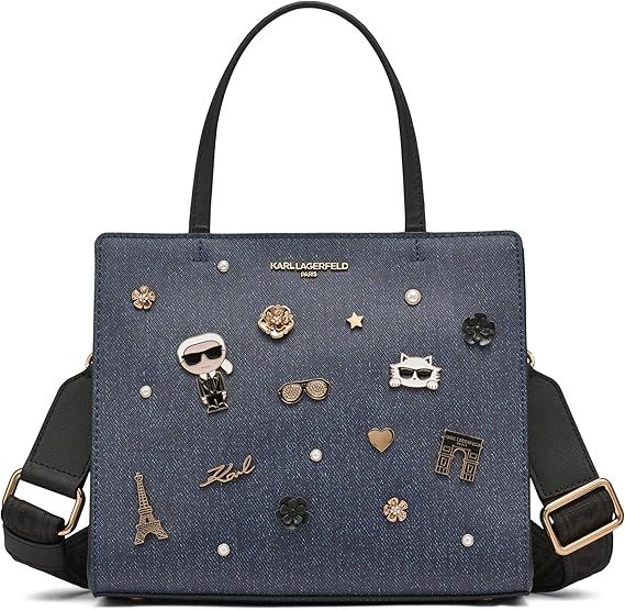 KARL LAGERFELD Women's Maybelle Pins Satchel