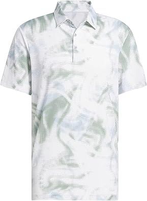 adidas Men's Ultimate365 Printed Mesh Polo Shirt