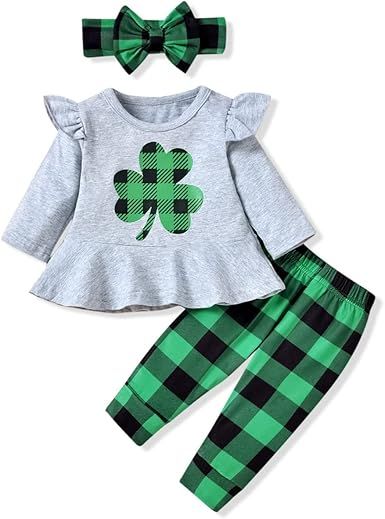 Aalizzwell Infant Baby Girls Christmas Outfit