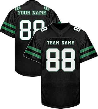 Custom Football Jerseys Personalized Shirt Stitched/Printed Name Number Fans Gift for Men Women Youth Boys