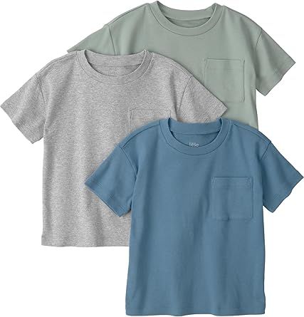 Little Planet by Carter's Unisex-Baby 3-Pack Tops Made with Organic Cotton