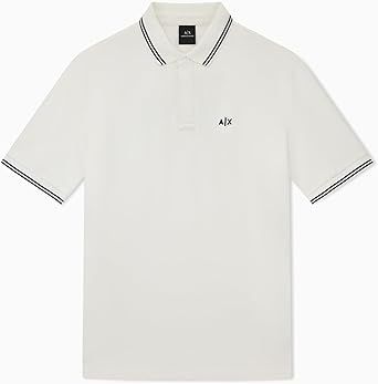 Armani Exchange Men's Regular Fit Small Logo Cotton Polo
