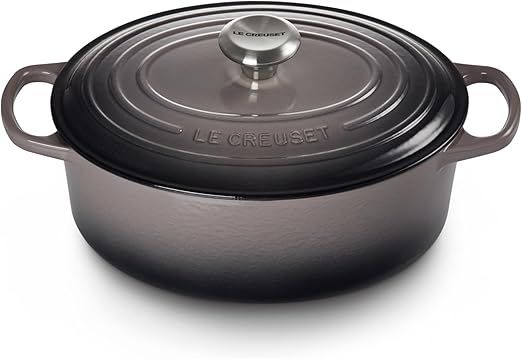 Le Creuset Enameled Cast Iron Signature Oval Dutch Oven, 5 qt, Oyster