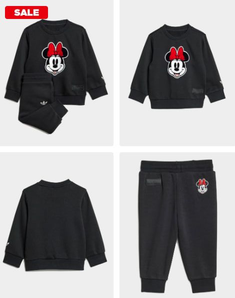 adidas ชุดเซ็ตเด็กวัยหัดเดิน Disney Minnie Mouse Crew
