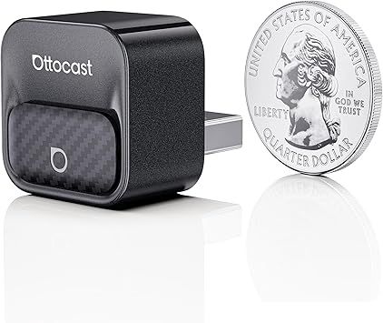 2026 Next-Gen Flagship Ottocast Mini Core, 2-in-1 Wireless CarPlay & Android Auto Adapter, One-Touch Device Switching, Plug & Play, WiFi 6 & Bluetooth 5.4, Auto Connect for iPhone & Android