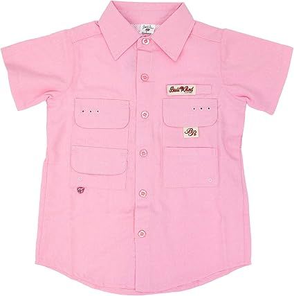Bull Red PFG Vented Fishing Shirt Button Up