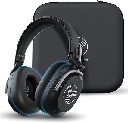 About this item  •   Hybrid active noise cancelling headphones over ear, IPX4 rated: Hybrid ANC reduces ambient noise in offices, airports, open-plan workspaces, and daily commutes to support focused work and uninterrupted listening. Soft over-ear cushion