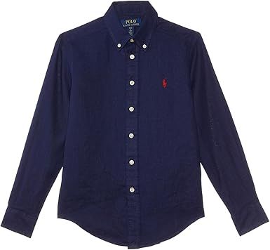 POLO RALPH LAUREN Boys' Linen Shirt (Big Kid)