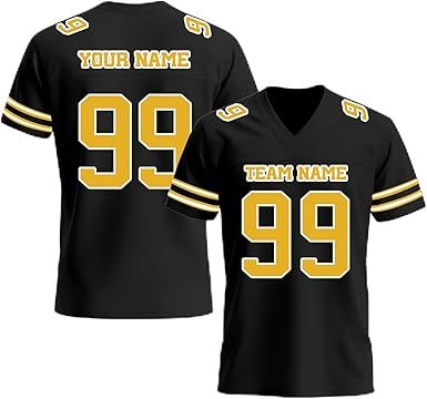 Custom Football Jersey, Personalized Name Number Team Practice Jerseys Football Game Shirt for Men Youth Women Youth