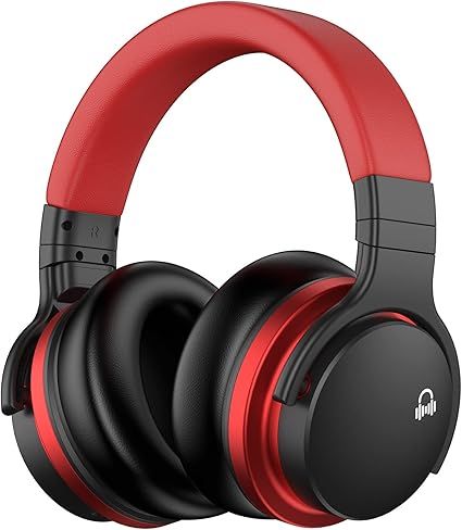 Million Sold Classic E7 Active Noise Cancelling Headphones with Upgraded HD Sound, Wireless Bluetooth Headphones Over The Ear Unequaled Comfort, Vivid Deep Bass, for Home Office Travel Birthday Gift