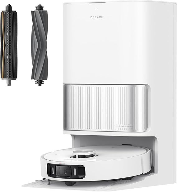 DREAME L40s Ultra AE Robot Vacuum and Mop Combo, 19,000Pa Suction, Self Emptying Dust Box, Flexible Mop & 167℉ Self Cleaning Washboard, Diverse Brush Selection, All-in-One Station, Auto Refill