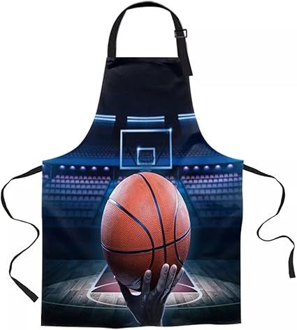 Printed Kitchen Cooking Baking Aprons Canvas Sleeveless for Women Man Kids Home