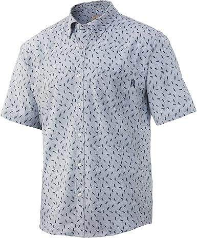 HUK Mens Kona Short Sleeve Shirt | Performance Button Down