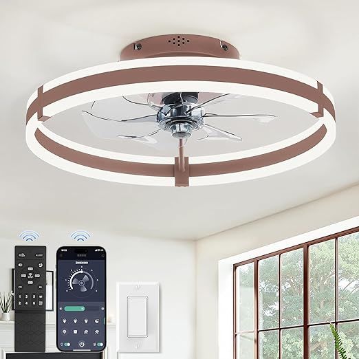 About this item  •   LED Light Source and Memory Function: The LED energy-saving light has 120 voltage output and brightness from 10%-100% with 2200LM. 3 color temperature from warm(3000K) to white(6000K) and light memory function •   Remote and App Contr
