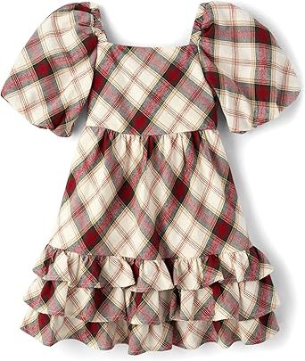 Gymboree Girls and Toddler Short Sleeve Casual Printed Dresses