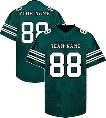 Custom Football Jerseys Personalized Shirt Stitched/Printed Name Number Fans Gift for Men Women Youth Boys