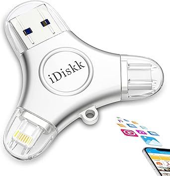 App*le Certified iDiskk 1TB iPhone 17 and 16 Photo flashdrive for iPhone Photo Stick USB -C iPad Pro Android Samsung for iPhone 15/14/14 PRO/13/13 PRO/12 pro/12/11, Thumb Drive for iPhone Photos
