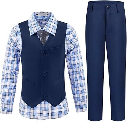Boys Suits Toddler Formal Suit Set Kids Ring Bearer Outfit for Teen Boys Wedding Tuxedo Communion Dress Clothes