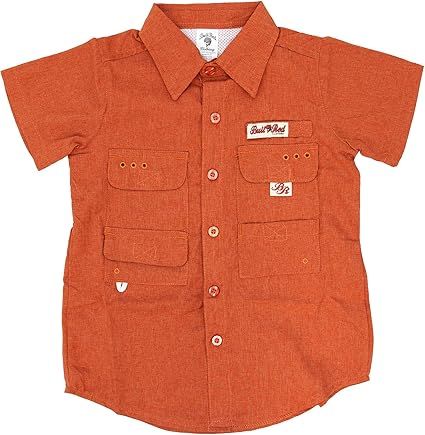 Bull Red PFG Vented Fishing Shirt Button Up
